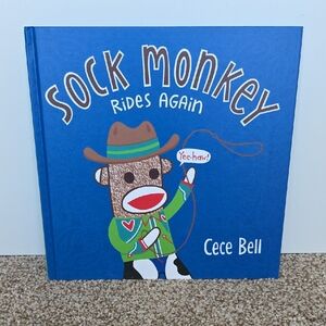 Children's Book Sock Monkey Rides Again Book By Cece Bell Hardcover